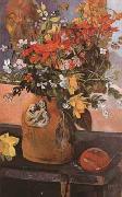 Paul Gauguin Still life with flowers (mk07) oil painting